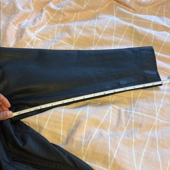 Black Leather Studded Jacket - Picture 8 of 9